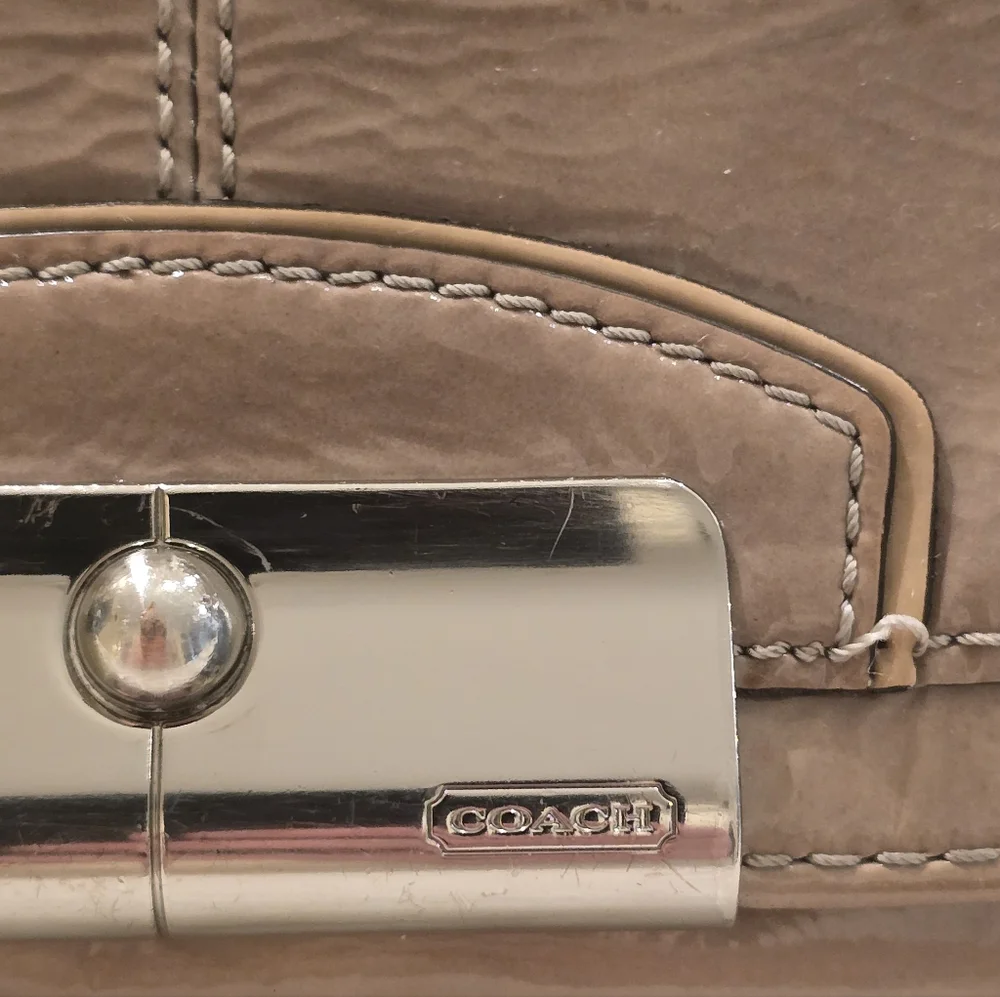 Vintage Coach Patent Leather Wallet